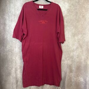 Vintage 90's Dodger Virginia Tech VT Hokies Night‎ Shirt/Beach Cover Up Women XL